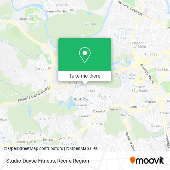 Studio Dayse Fitness map