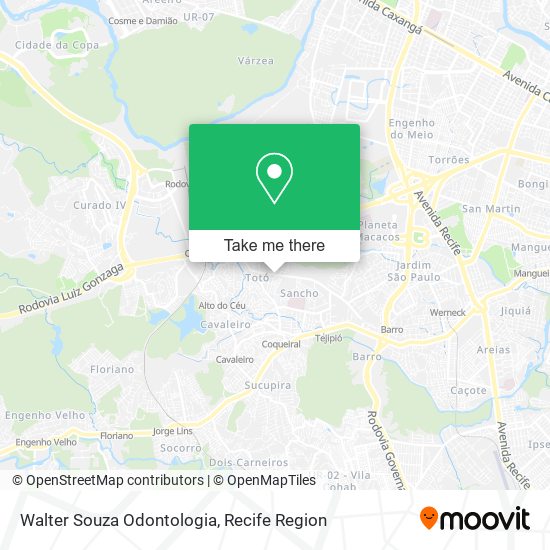 Walter Souza Odontologia map