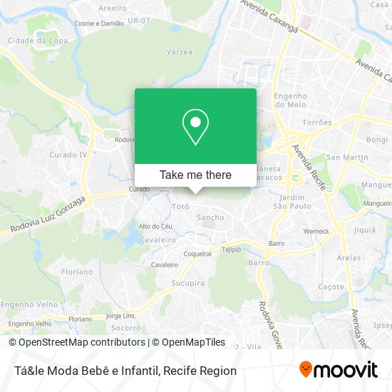 Tá&le Moda Bebê e Infantil map