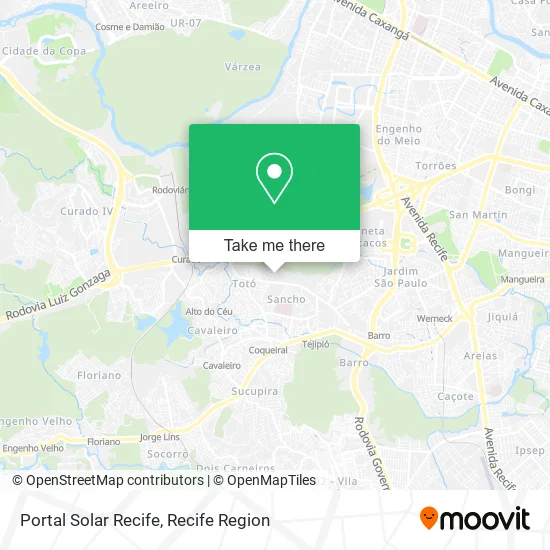 Portal Solar Recife map