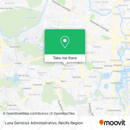 Luna Servicos Administrativo map