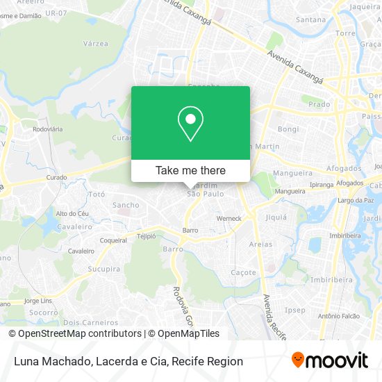 Luna Machado, Lacerda e Cia map