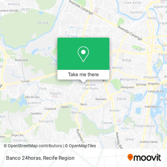 Banco 24horas map