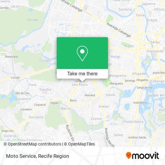 Moto Service map