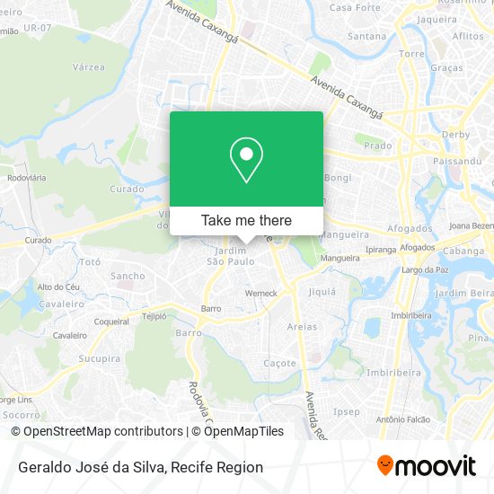 Geraldo José da Silva map