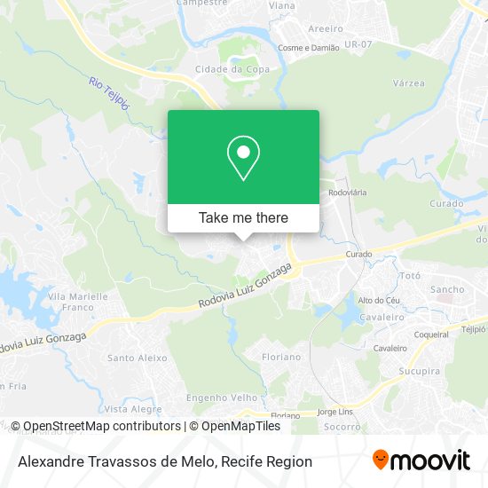 Alexandre Travassos de Melo map