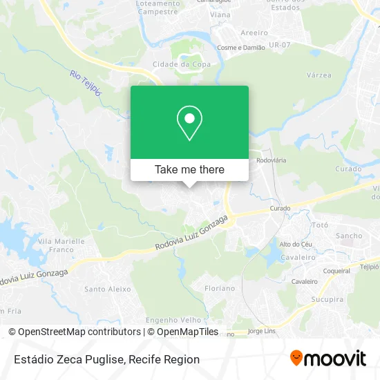 Estádio Zeca Puglise map
