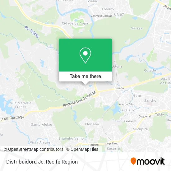Distribuidora Jc map