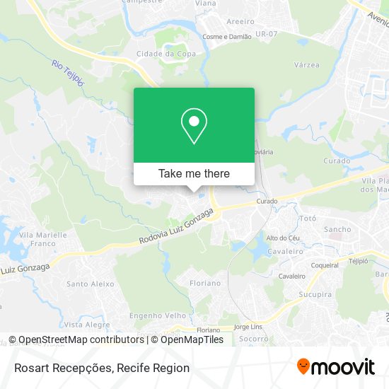 Rosart Recepções map