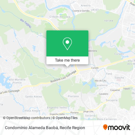 Condomínio Alameda Baobá map