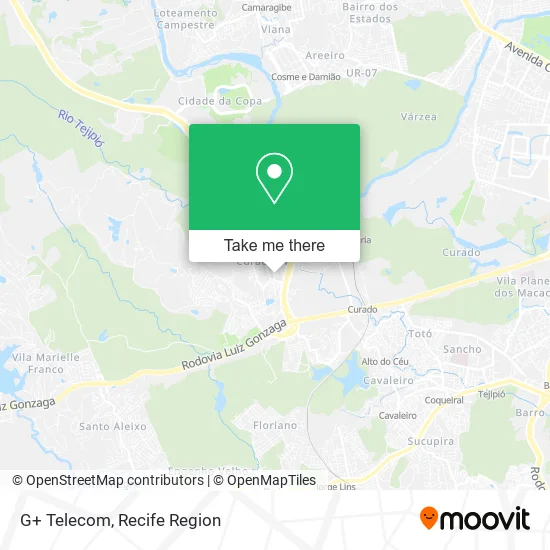 G+ Telecom map