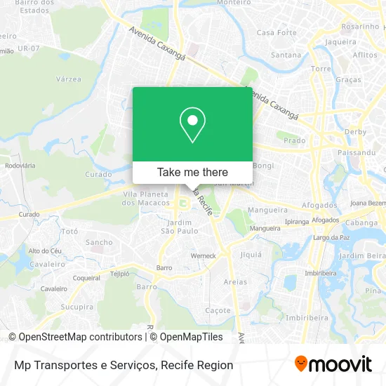 Mp Transportes e Serviços map
