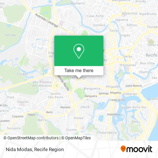 Nida Modas map