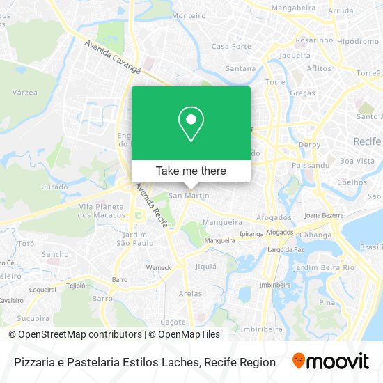 Pizzaria e Pastelaria Estilos Laches map