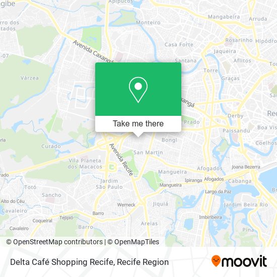 Delta Café Shopping Recife map