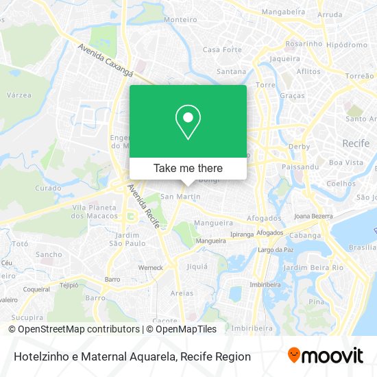 Mapa Hotelzinho e Maternal Aquarela