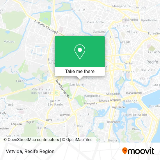Vetvida map