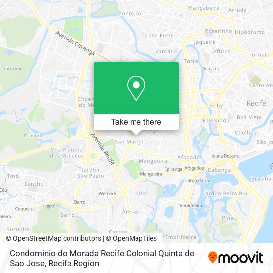 Condominio do Morada Recife Colonial Quinta de Sao Jose map