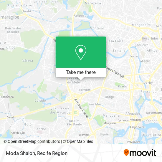 Moda Shalon map