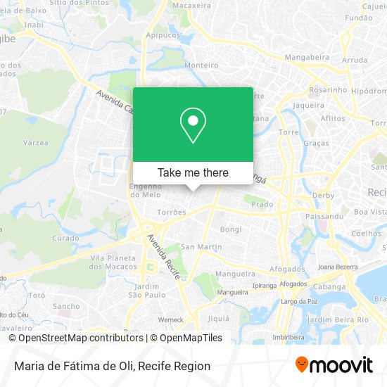 Maria de Fátima de Oli map