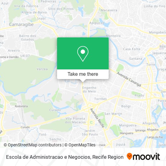 Escola de Administracao e Negocios map