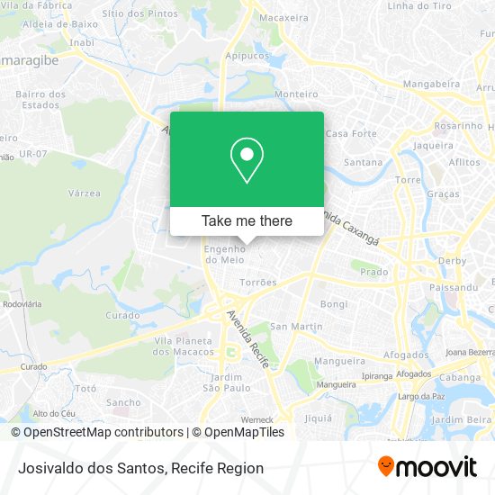 Josivaldo dos Santos map