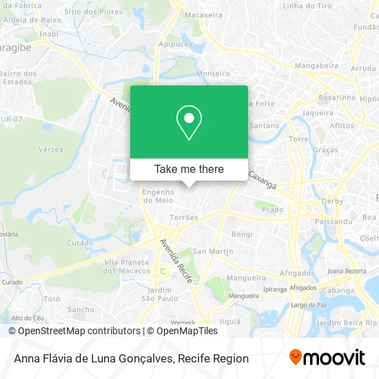 Anna Flávia de Luna Gonçalves map