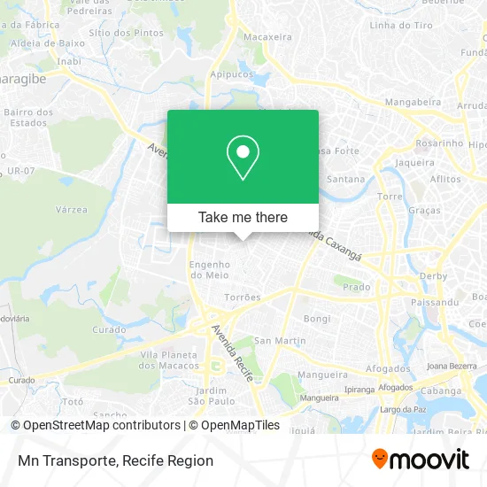 Mn Transporte map