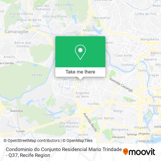 Condominio do Conjunto Residencial Mario Trindade - Q37 map