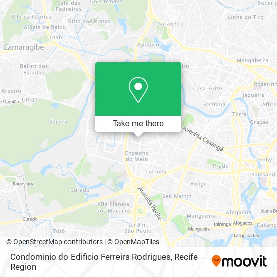 Mapa Condominio do Edificio Ferreira Rodrigues