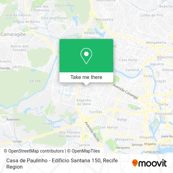 Casa de Paulinho - Edifício Santana 150 map