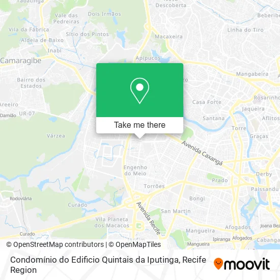 Condomínio do Edificio Quintais da Iputinga map