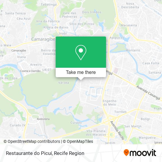 Mapa Restaurante do Picuí