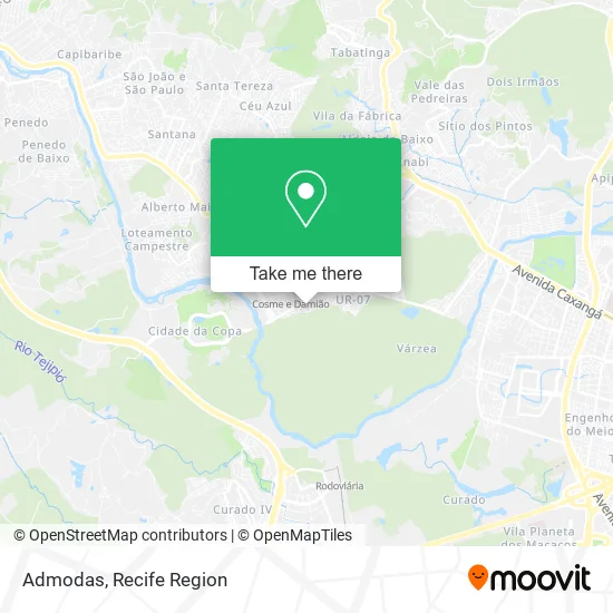 Admodas map