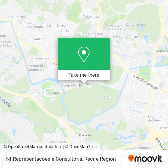 Nf Representacoes e Consultoria map