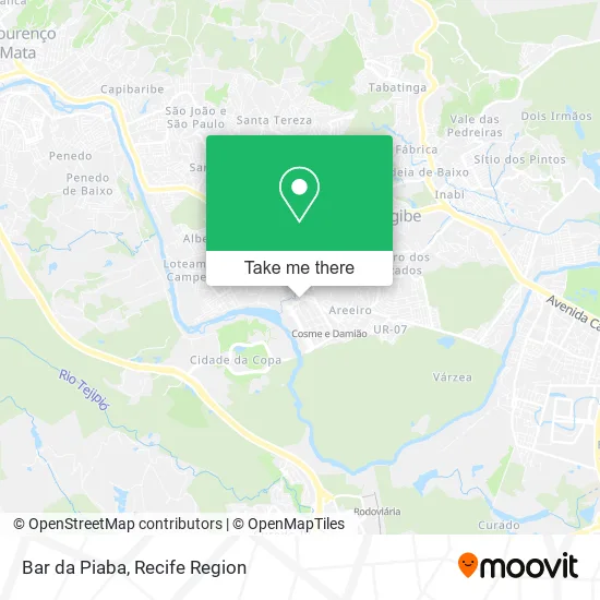 Bar da Piaba map