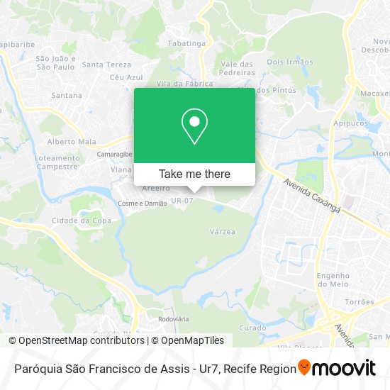 Paróquia São Francisco de Assis - Ur7 map