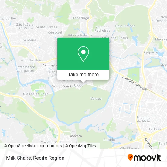 Milk Shake map