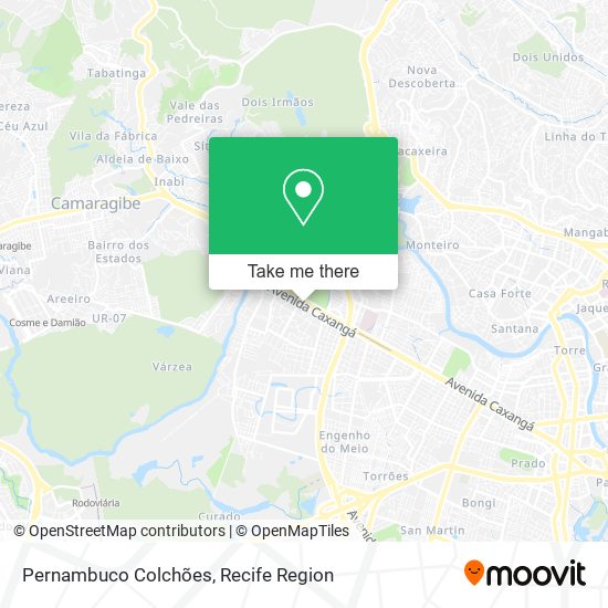 Pernambuco Colchões map
