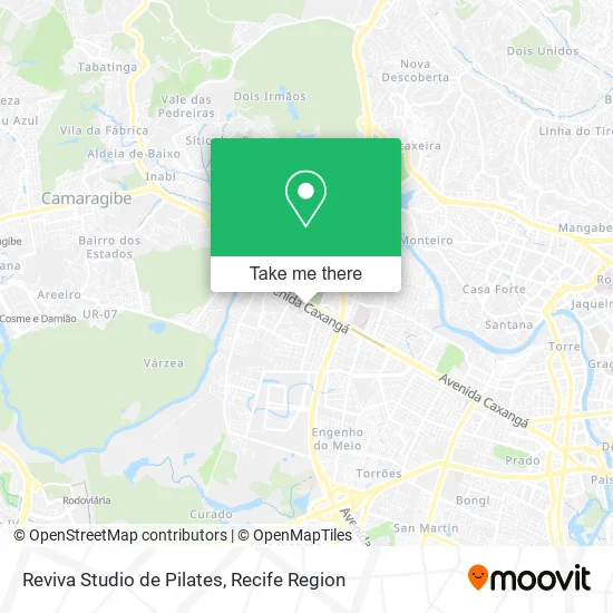 Reviva Studio de Pilates map