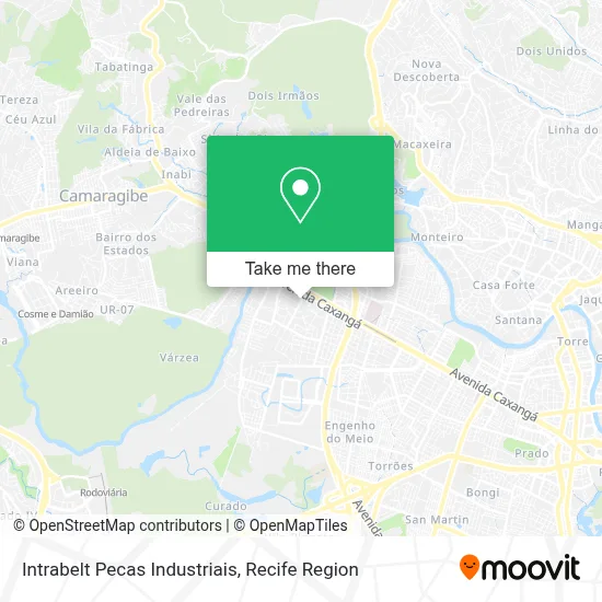 Intrabelt Pecas Industriais map
