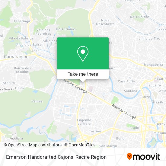 Emerson Handcrafted Cajons map