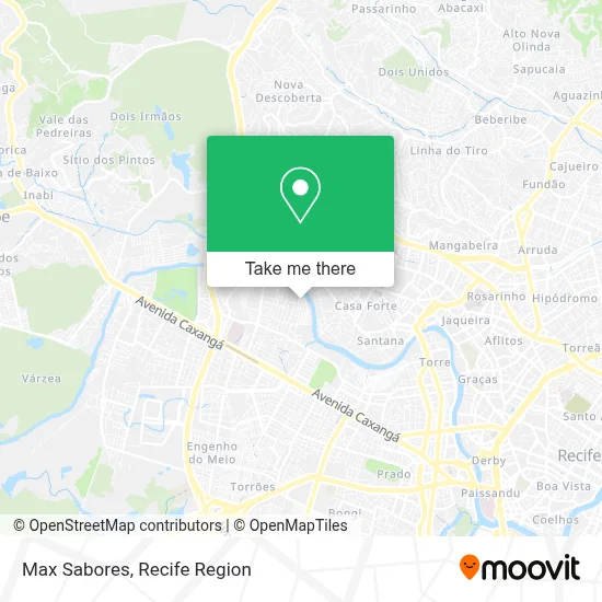 Max Sabores map