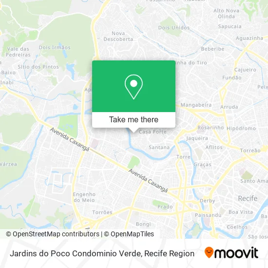 Jardins do Poco Condominio Verde map