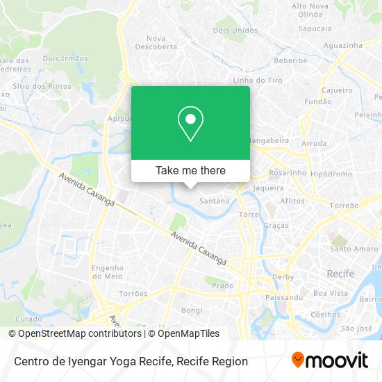 Centro de Iyengar Yoga Recife map