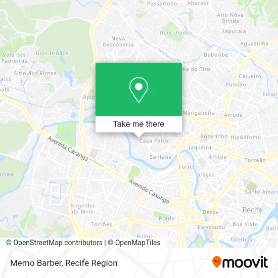 Memo Barber map