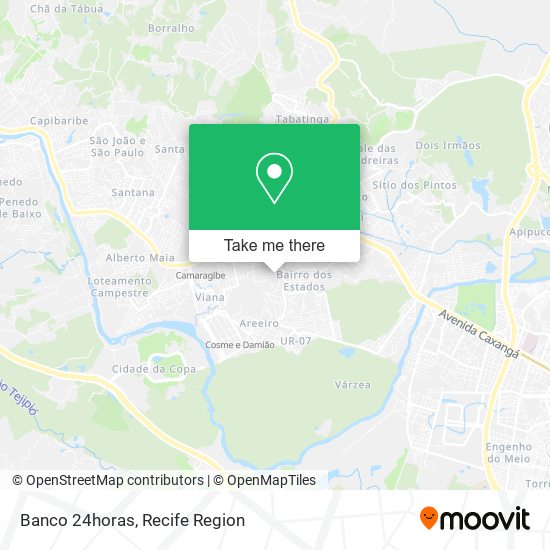 Banco 24horas map