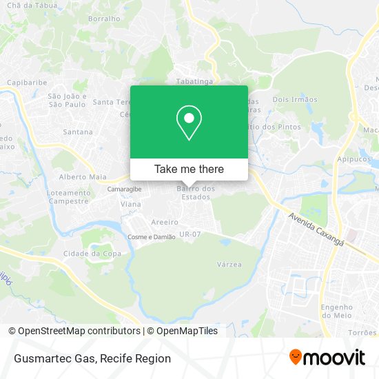 Mapa Gusmartec Gas