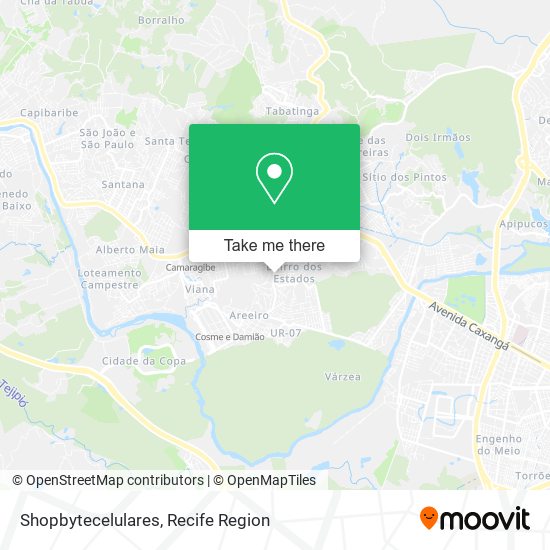 Shopbytecelulares map