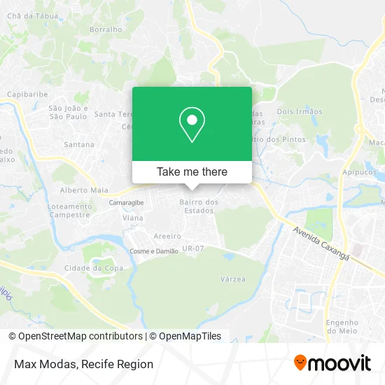 Max Modas map
